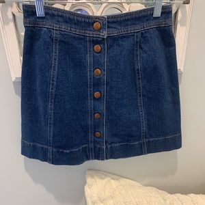 Madewell Skirts - Madewell button front denim skirt Madewell Skirts - Madewell button front denim skirt